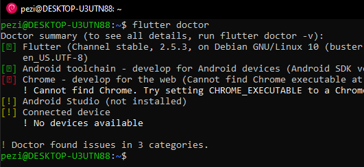 Flutter ohne Android Studio installieren