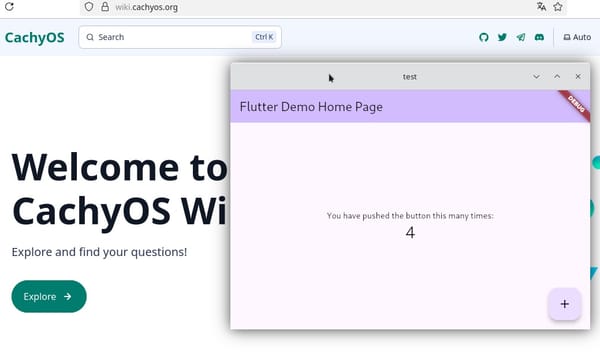 Flutter-Installation unter Arch-based CachyOs